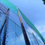 正面ネット追加工事